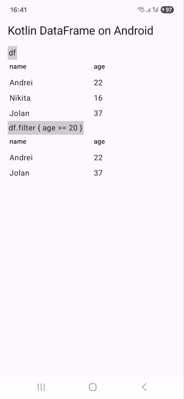 App screenshot